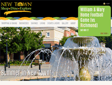 Tablet Screenshot of newtownwilliamsburg.com