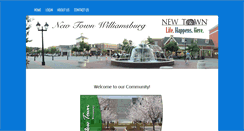 Desktop Screenshot of newtownwilliamsburg.org